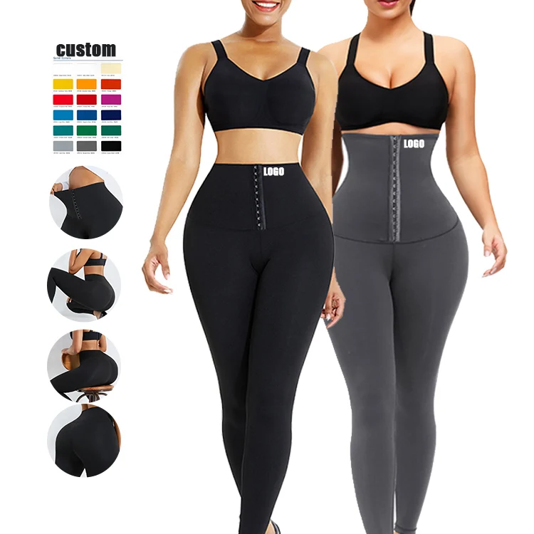 

HEXIN Colombian Shapewear Women's Slimming Strapless Boyshort Body Shaper waist trainer leggings