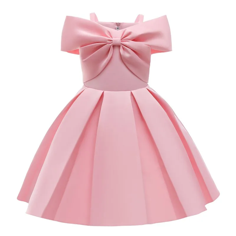 

Baby Girls Wedding Formal Dress Elegant Prom Kids Dresses For Children Princess Party Summer Girl Gowns 6-14Y, Can follow customers' requirements