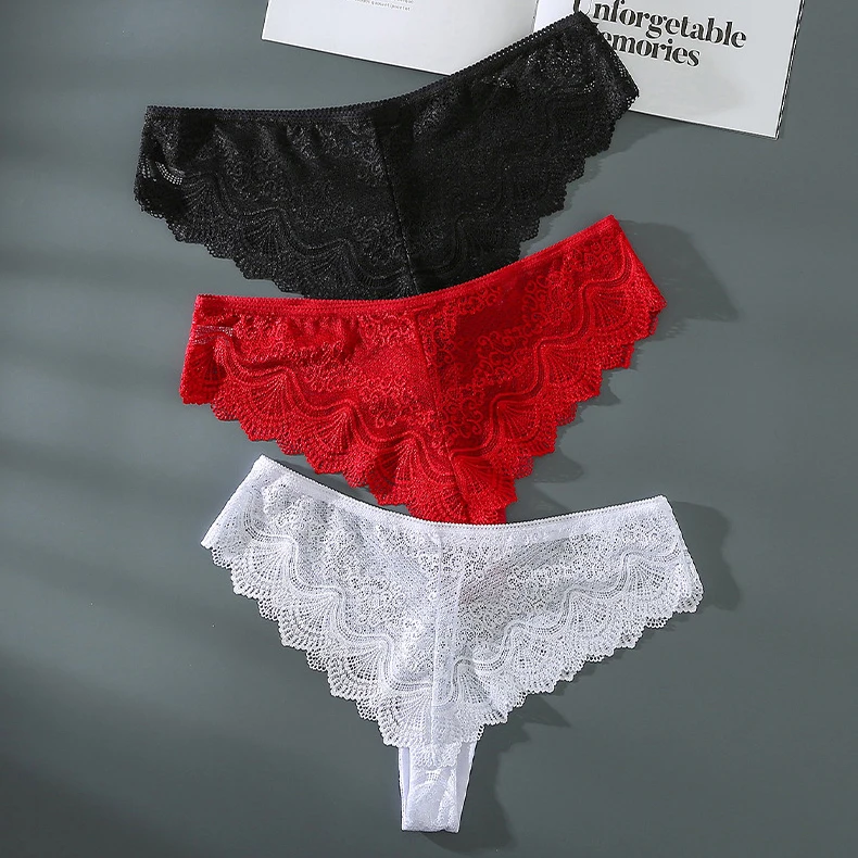 

Ladymate ODM/OEM Lenceria de encaje Sexy para mujer Bragas de encaje lace tracless panties woman plus size lace underwear
