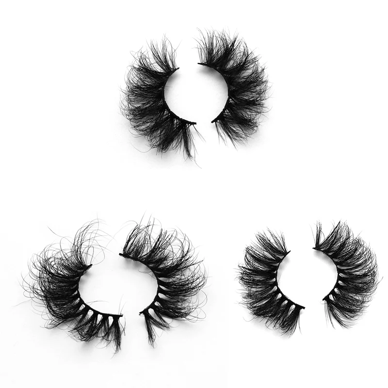 

Siberian Dramatic Natural Unique Real 5D 25Mm Long Thick Lashes 3D 25Mm Mink Fluffy Eyelash Pairs 10 Strips Wholesale Vendor