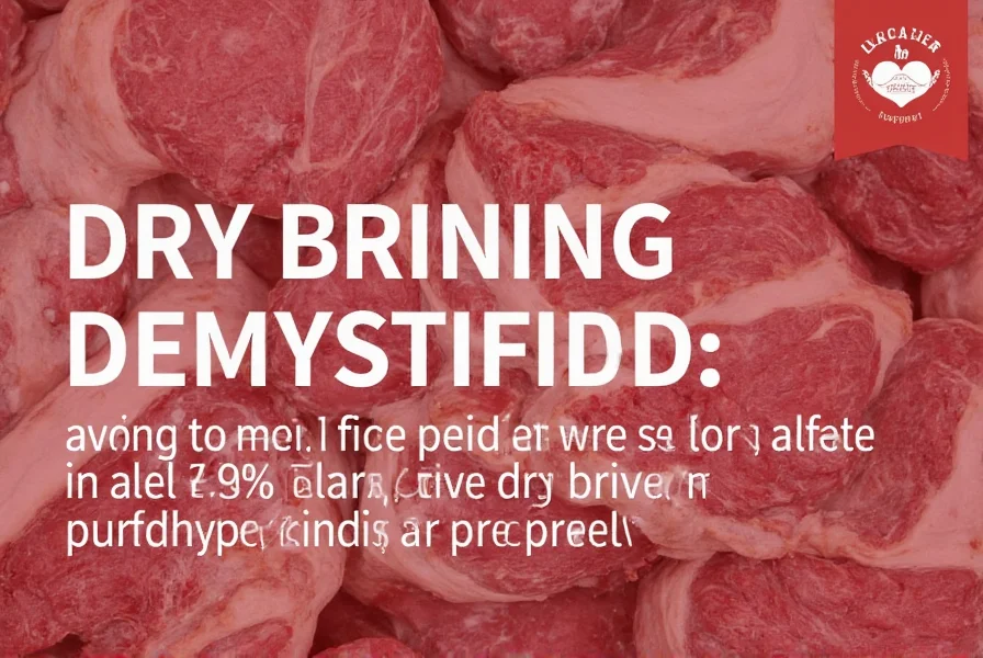 Comparison table of dry brining vs wet brining