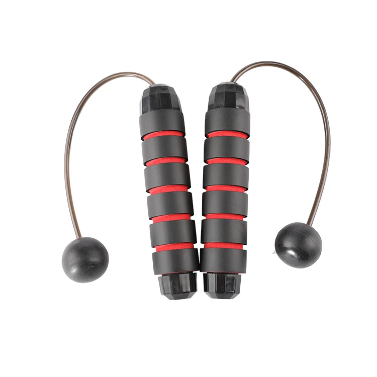 

Speed Skipping Jump Rope Fitness Weighted Speed Home Gym Workout adjustable Custom Logo, Red black green blue