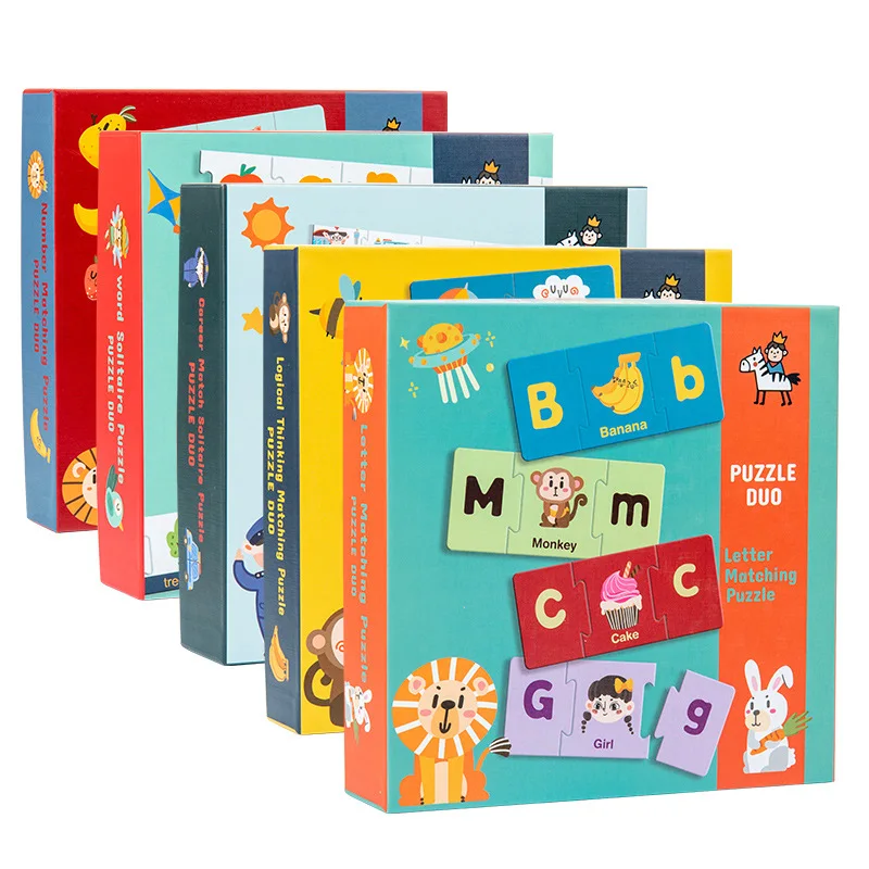 Montessori Paper Logical Thinking Puzzles Game