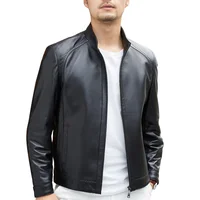 

Wholesale vintage genuine sheepskin leather jackets for men