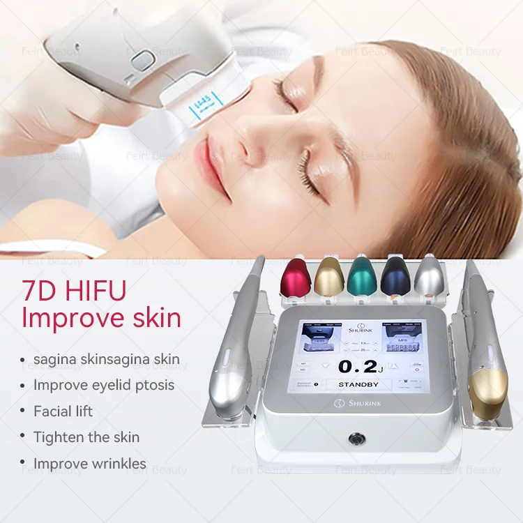 

2022 hifu Cartridge machine korea ultra former facial anti-wrinkle machine mini 4D 5D 9D 7D hifu