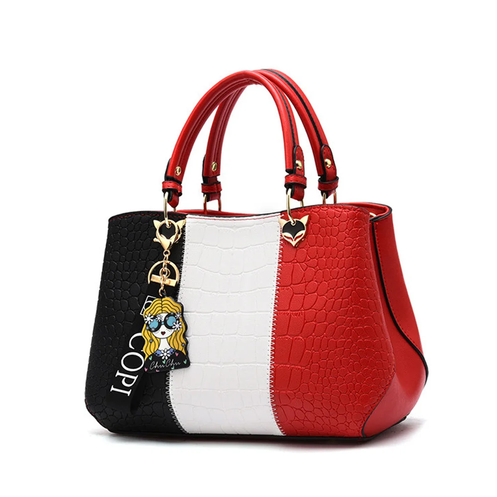 

Much Interlayer Red Fashion PU Leather Hand Bags Women Shoulder Bag Women Handbags