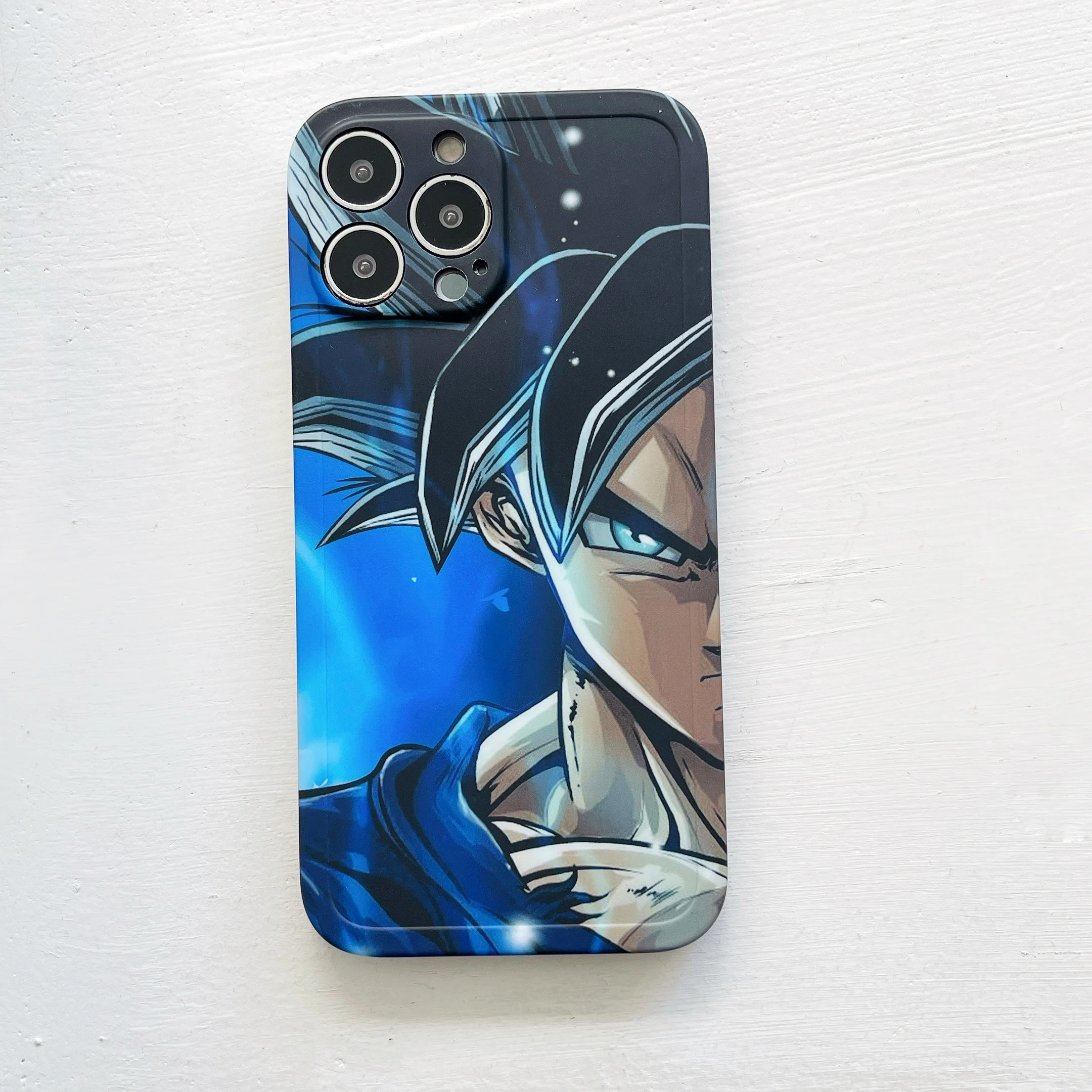 

New Wholesale Dragon Ball Cartoon Straight Edge Matte TPU Silicone Phone Cases For iPhone 13 Pro Max 13 13 Pro XS Max 12 Pro Max