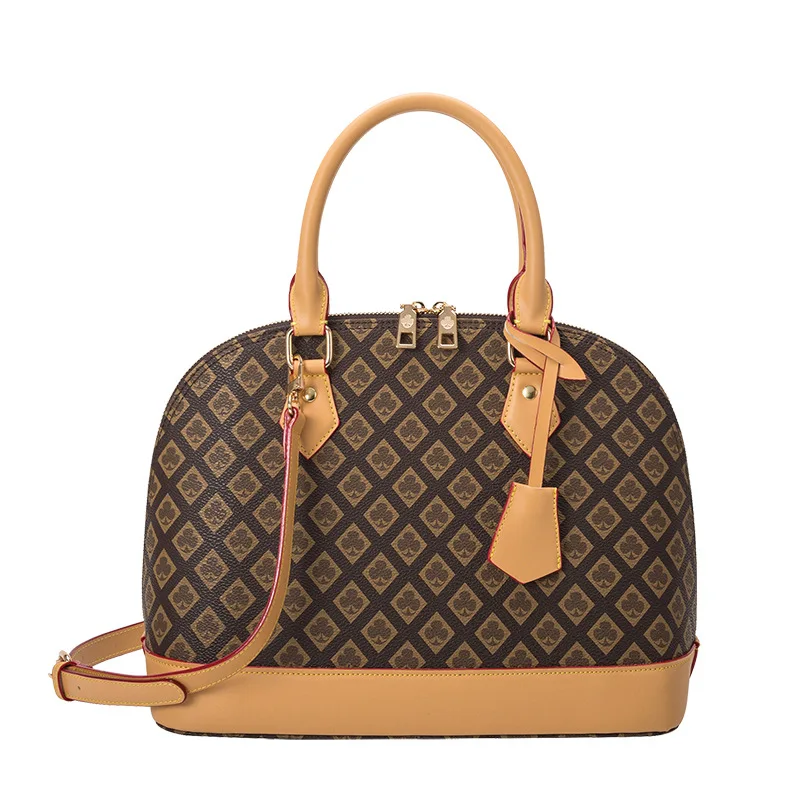 

Windmill Lady Shoulder Bag Shell Shape Handbag Tote Strap Large Capacity Leather Bag 2022 New Wholesale Price PU Fashion Bag