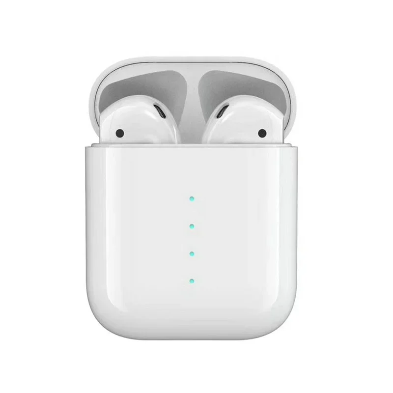 

New Trending Sports Music Cheap Earbuds with Charging Case and mic Girls Bluetrum Chip wireless headphones, White