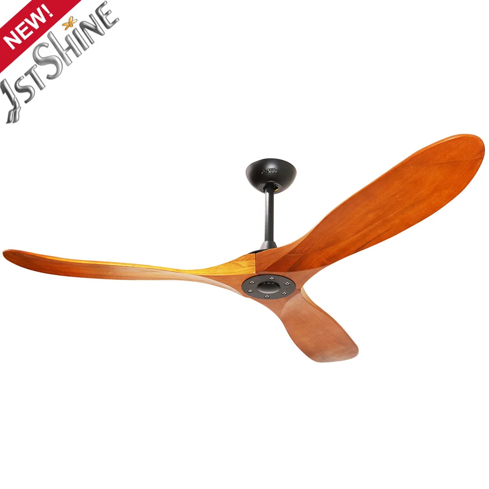 Lamps modern nature wind wood blades ceiling fan without light