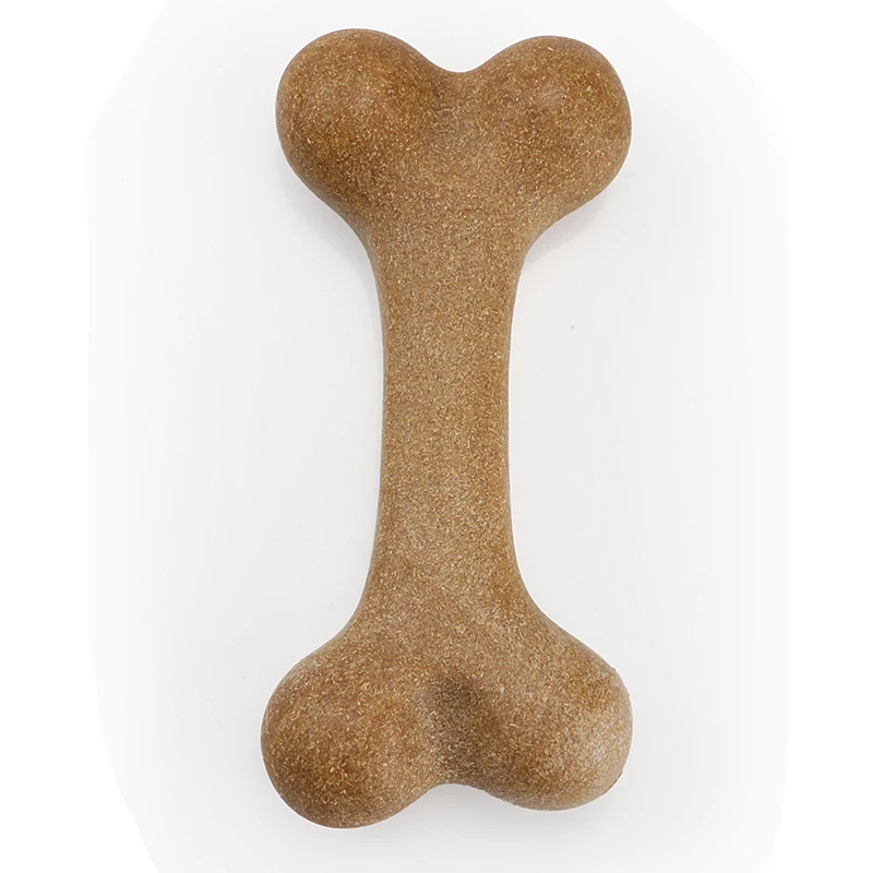
Wholesale Pet Molar Toys Nylon Dog Bone Toys Indestructible Dog Teething Toy Bamboo Wood Bone Shape Dog Chew Bones 