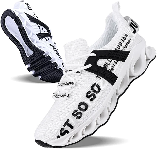 

Men's Athletic Designer Running Tennis Shoes Walking Non Slip TPU Blade Type Jogging Fashion Sneakers, As the picture or customized