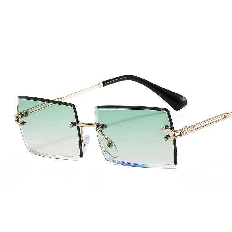 

Trending Retro Rimless Square Frame Sunglasses Fashion Sunglasses 2021