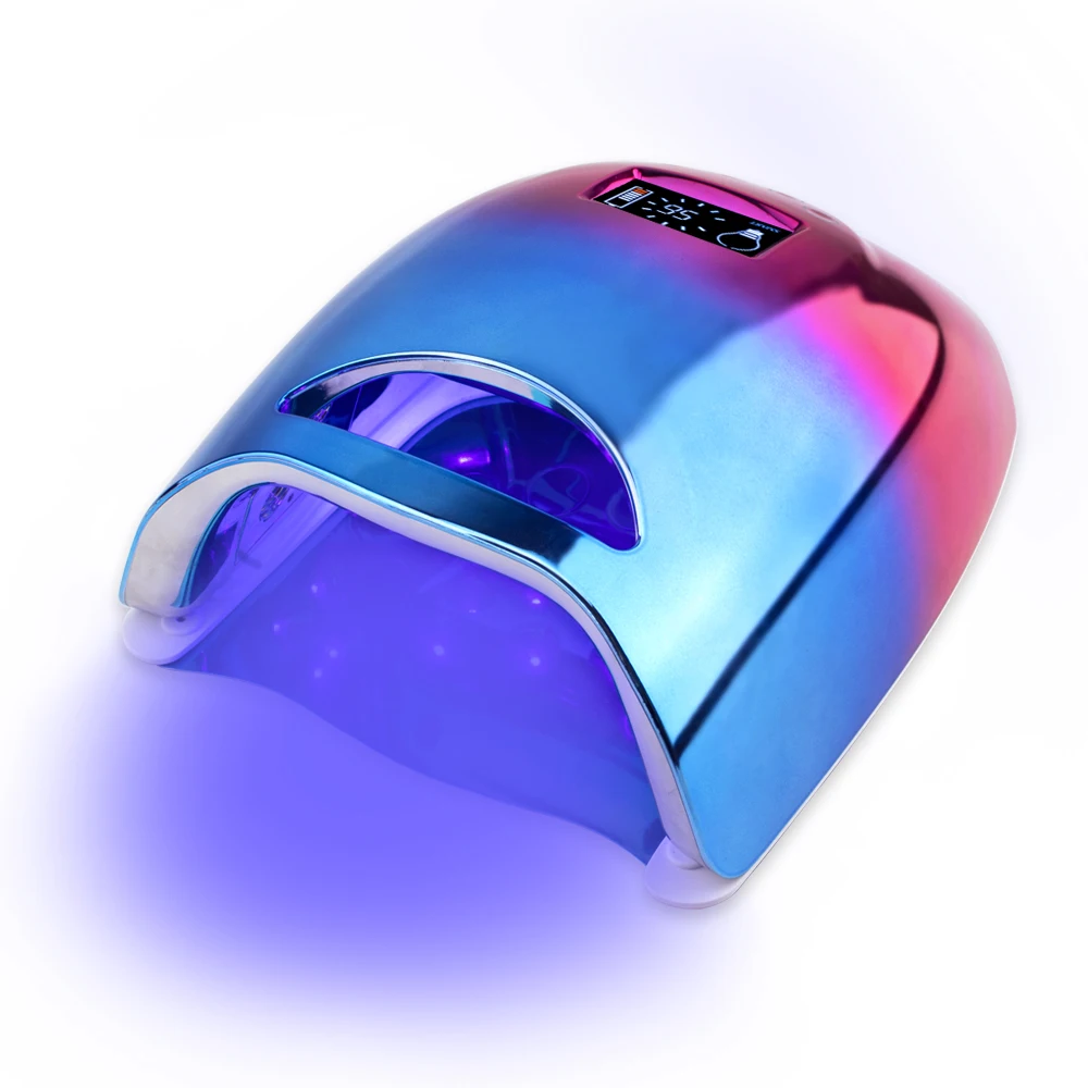 2021 New Arrival 48w pro cure wireless dual light rechargeable cordless sun uv led gel dryer nail lamp for salon manicure