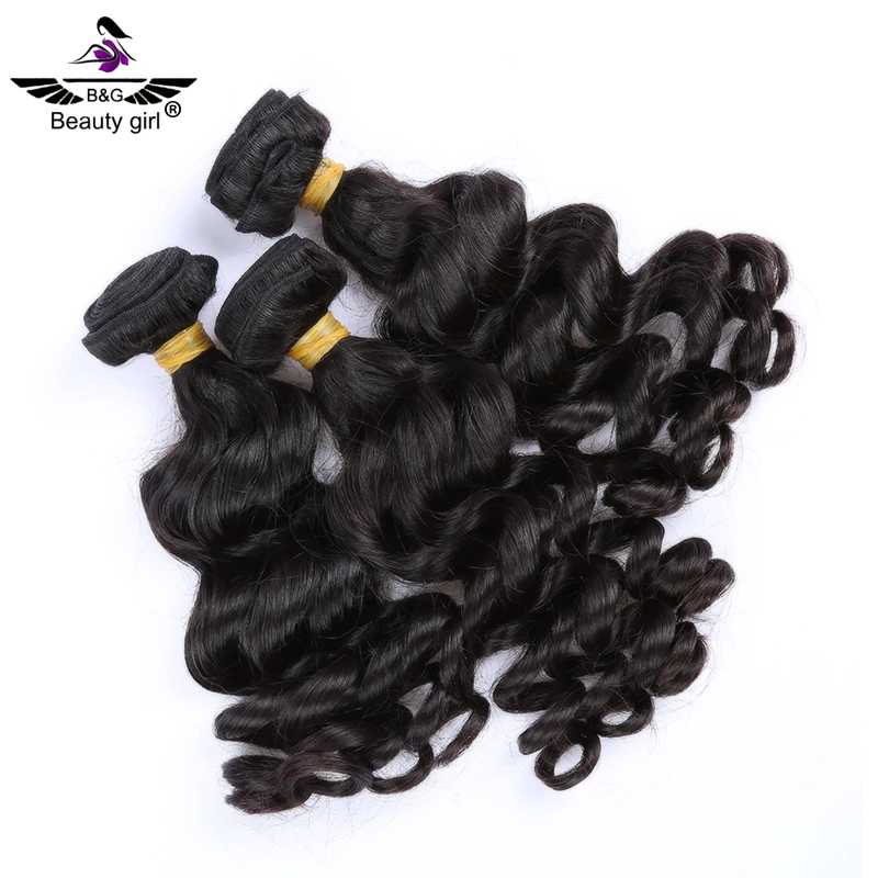 Fast Shipping Raw Virgin Indian Human Hair Weft Bundles Hairstyles for Women Ocean Wave Hair Weave