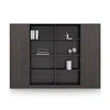 Office Furniture Wooden File Cabinets Book Cupboard With Sliding Door