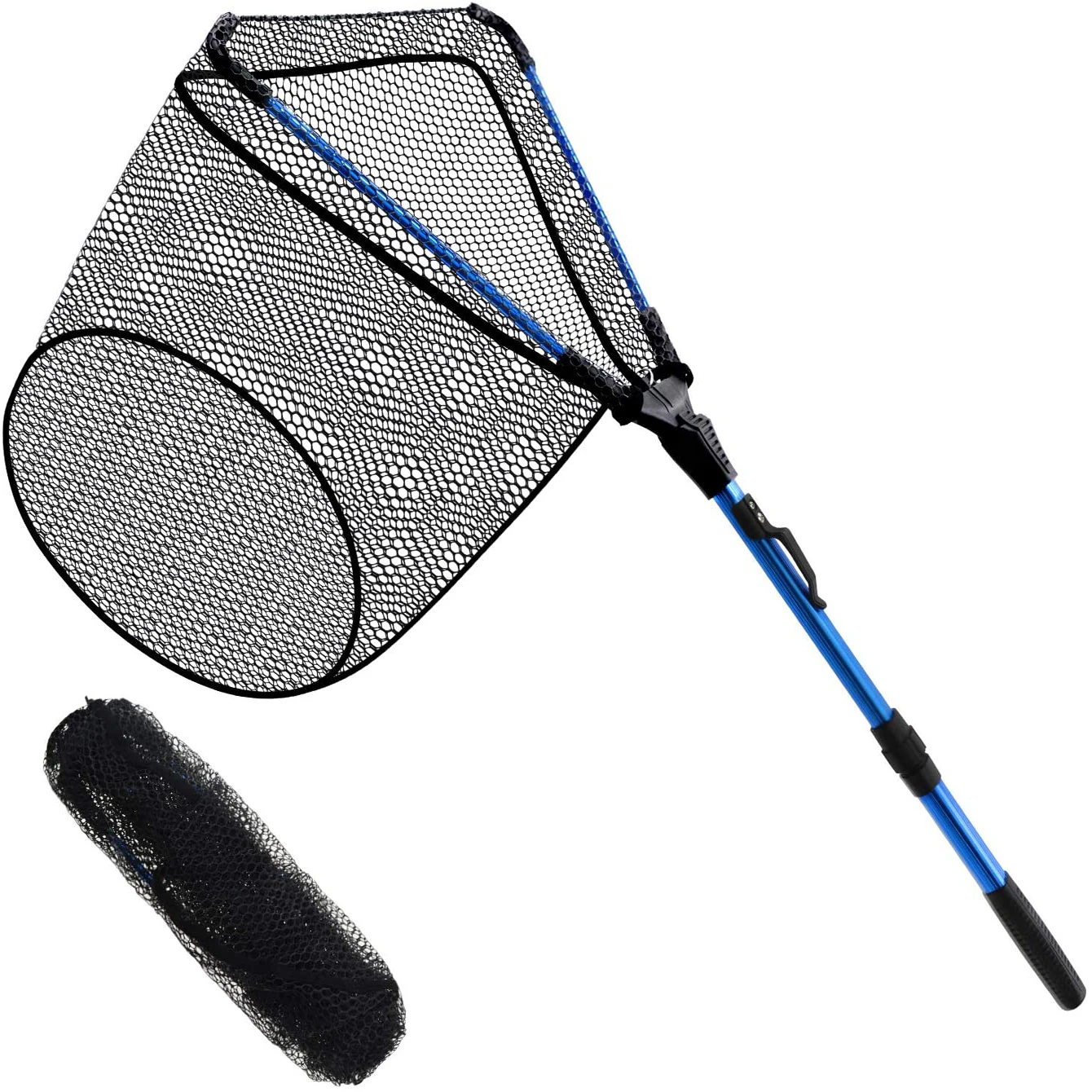 

Fishing Net Super Strong, Easy to Carry Store,as Strong as Heavy Duty One-Piece Folding Landing Net