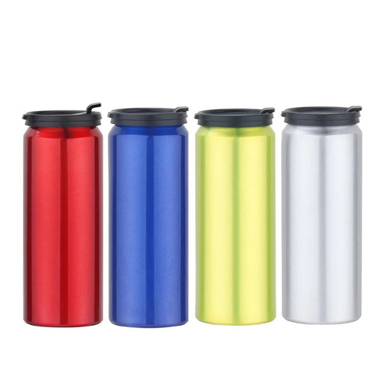 

Mikenda BPA FREE Promotional Sports Aluminum Water Bottle with lid, Picture shows