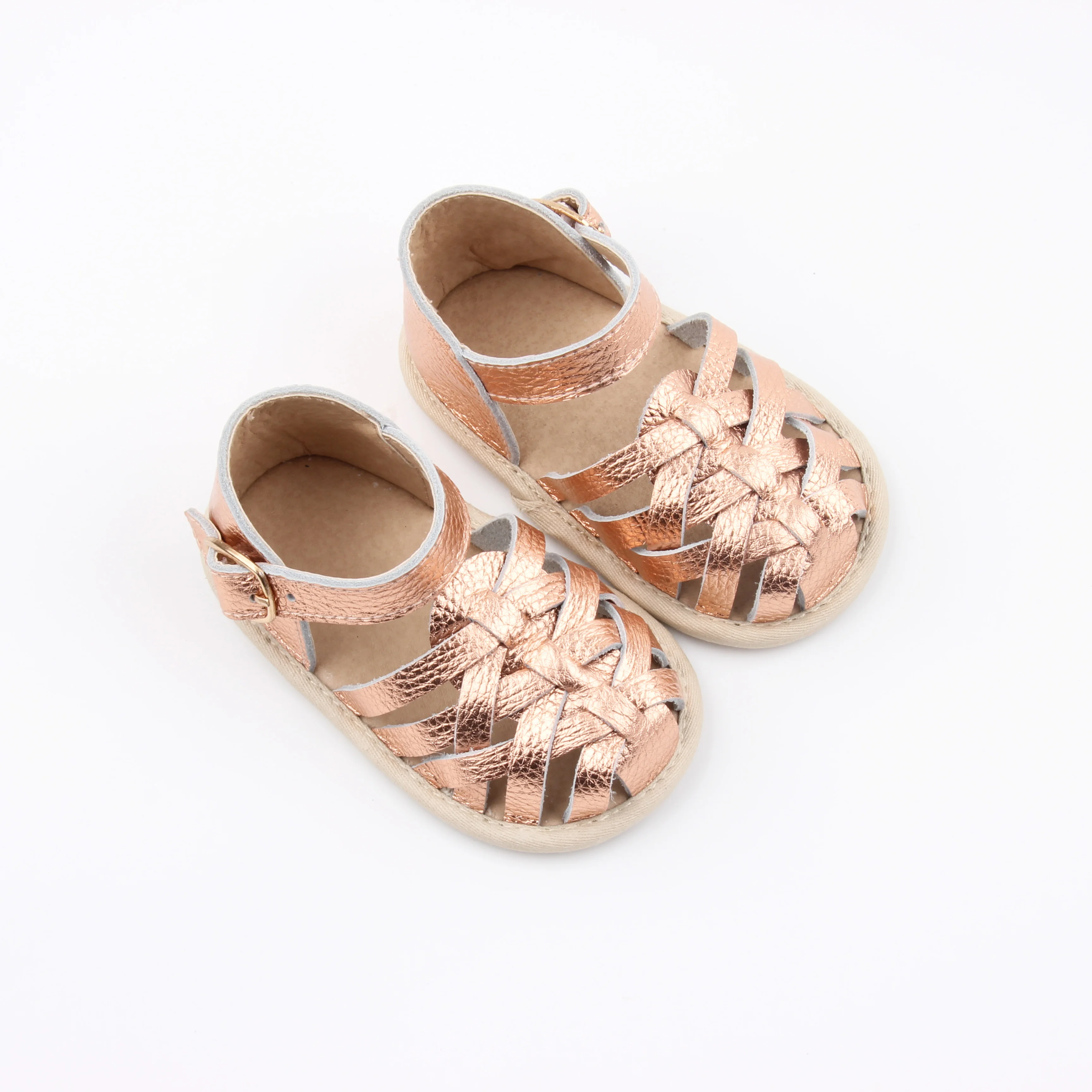 

High Quality Soft Soles Shoes Colorful Fancy Leather Wholesale Baby Sandals, Optional
