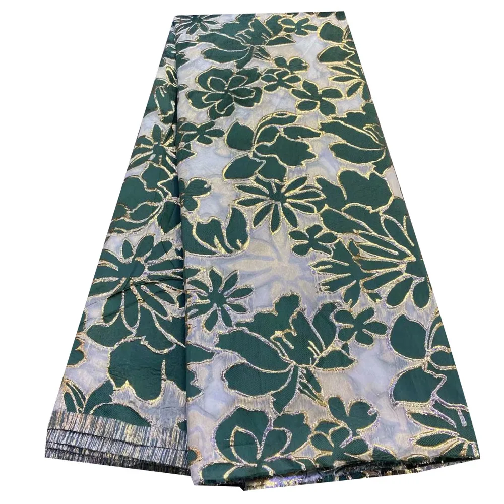 

Beautifical lace african material for dress Jacquard french embroidery tulle mesh for dress ML5N739, Green