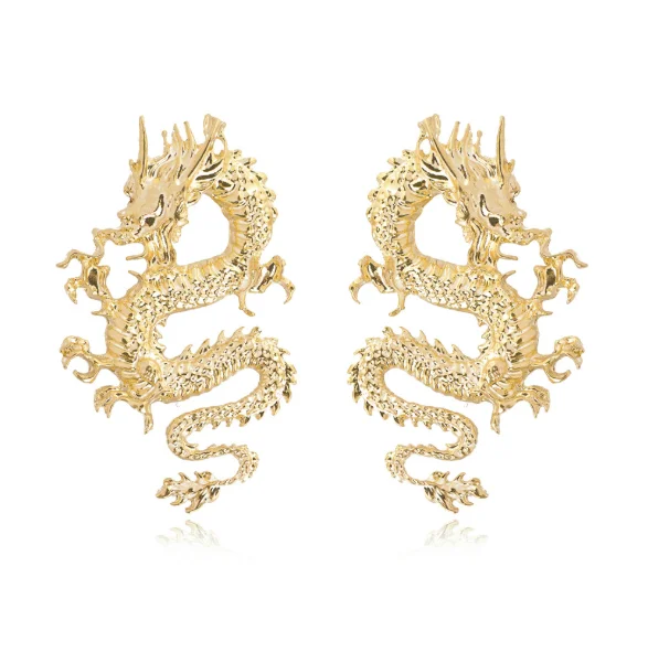 

Exaggerated personality fashion cool dragon earrings fashion earrings