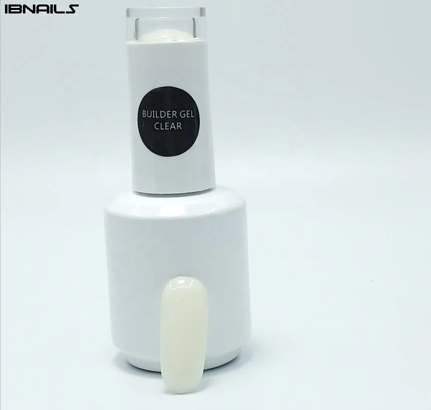 

salon professional use clear 15ml nail gel builder, Pink/clear/white