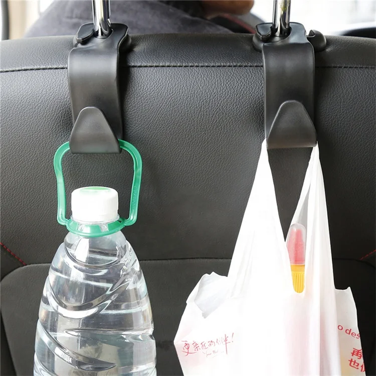 

Hot Sale Creative Curve High Tightness Practical Car Seat Backrest Hook, Black