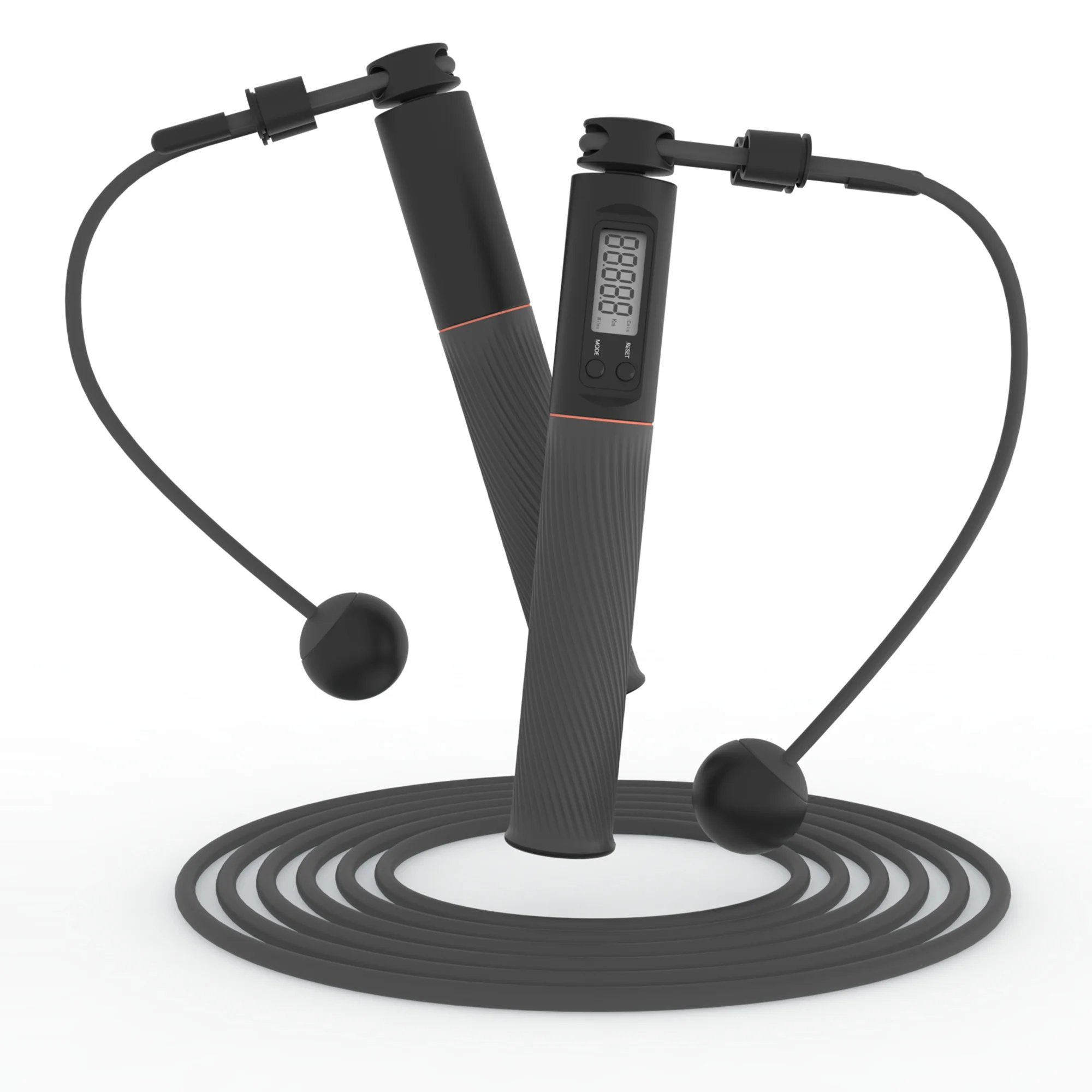 

High Quality Multi Function jump rope cordless/corded PVC covered Steel rope jumping rope