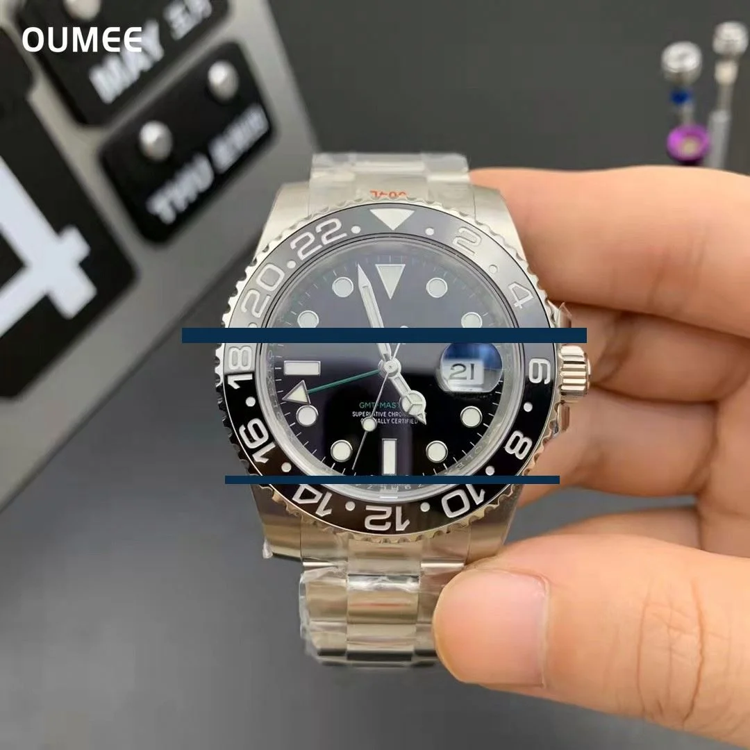 

Original 3285 Movement Highest Level Night Vision 904L Stainless Steel Sapphire Glass Automatic GMT Rollexables Replica Watches