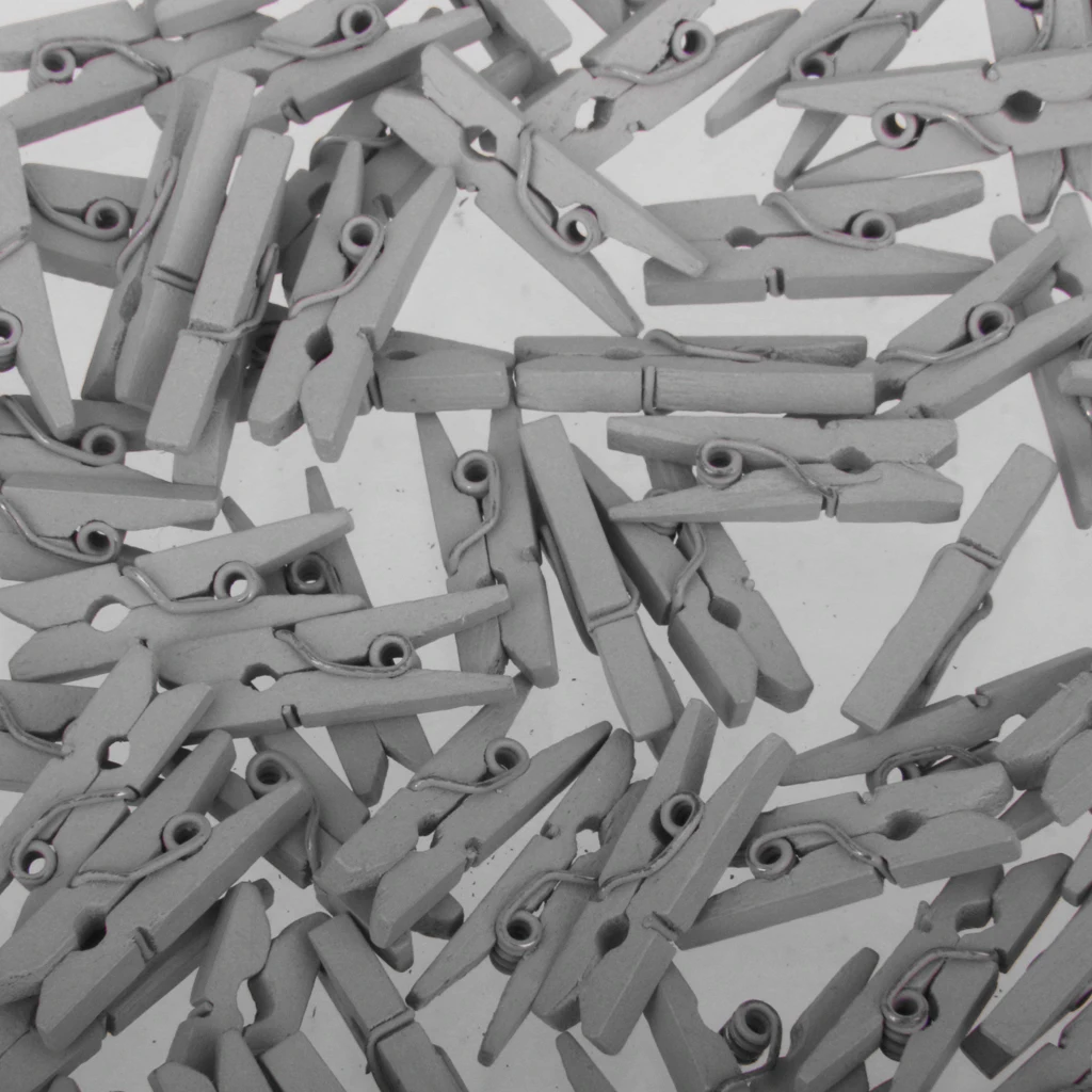 
Mini Multicolor Wooden Clothes Photo Paper Peg Craft Decor Clip Home Garden Party Decoration Practical Clothespin 