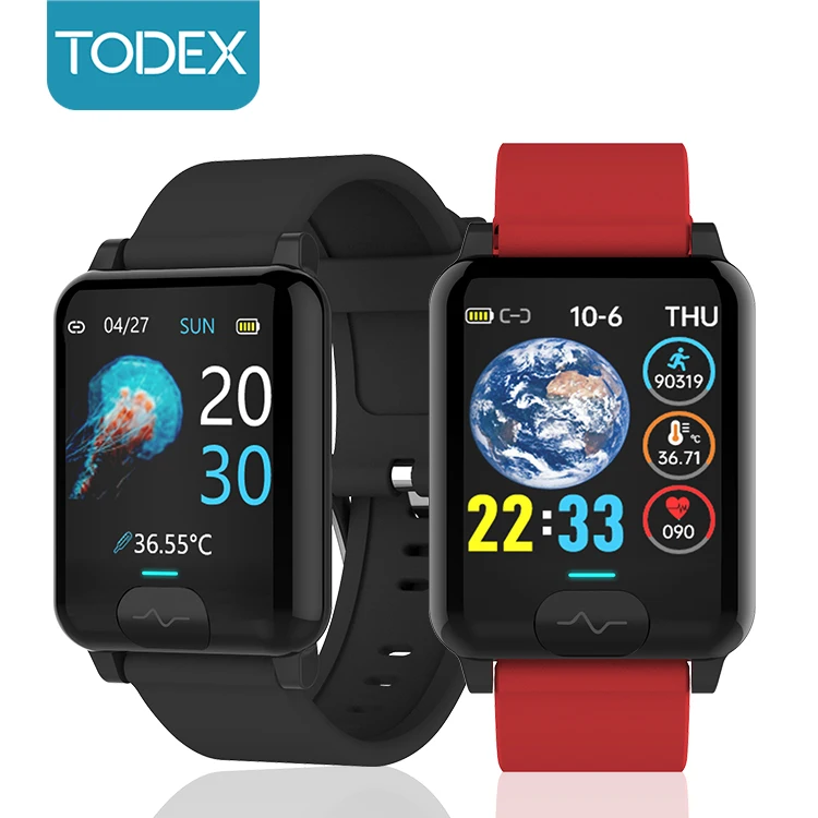 

Todex New E04S Body Temperature Smart Watch with ECG PPG AI Medical Diagnosis Smart Bracelet for Man Woman
