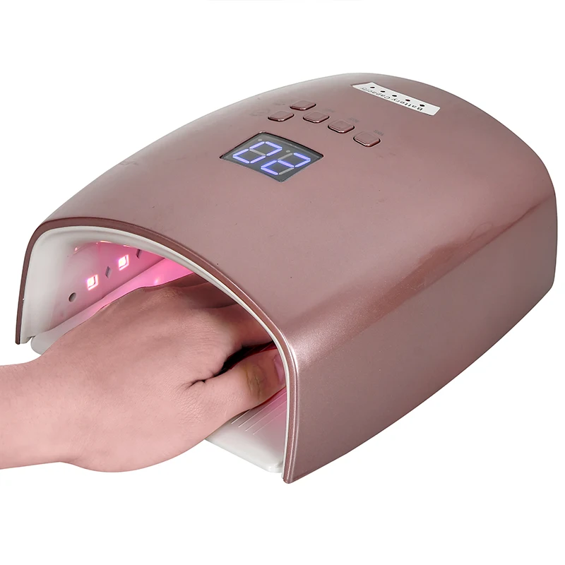 Manufacturer custom 48W Red light gel dryer nail lamp sun uv led nails Lamp