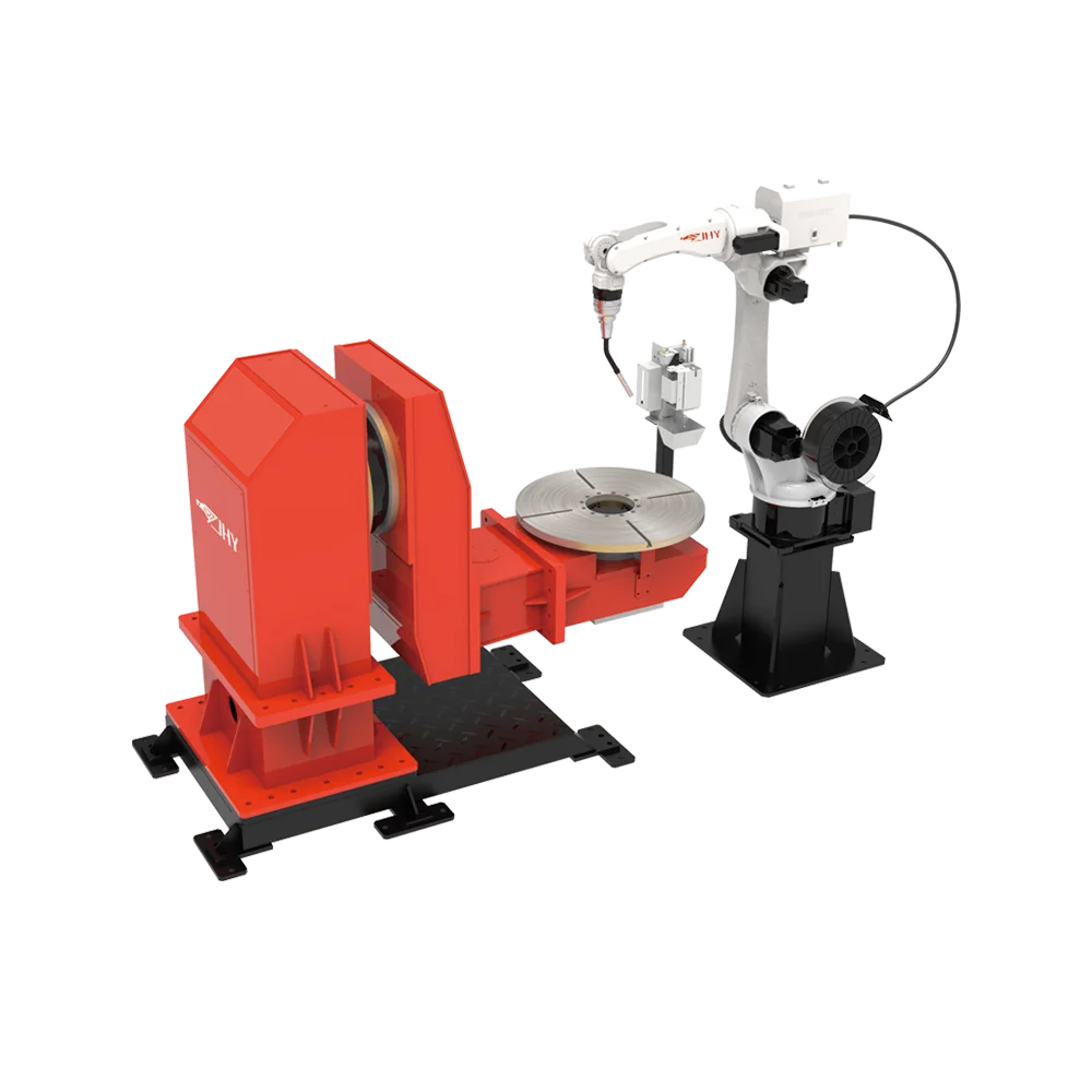 中国3轴机器人焊接定位器旋转转盘