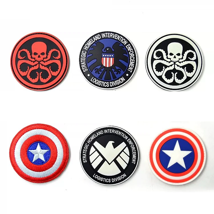 

Hot Sale Custom 3d Iron On Patches For Clothes Silicone PVC Patch, Follow pantone color chart