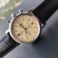 

Antique Original Seagull Chronograph Watches NATO Sapphire Clock Sea-Gull ST19 Movement Men Pilot Mechanical Wrist Watch 1963