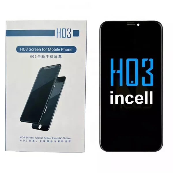 

HO3 incell Factory price mobile phone lcds for iphone 6 6S Plus 7 plus 8 plus iphone X XR Xs Max 11pro 12 pro max lcd screen, Black\white