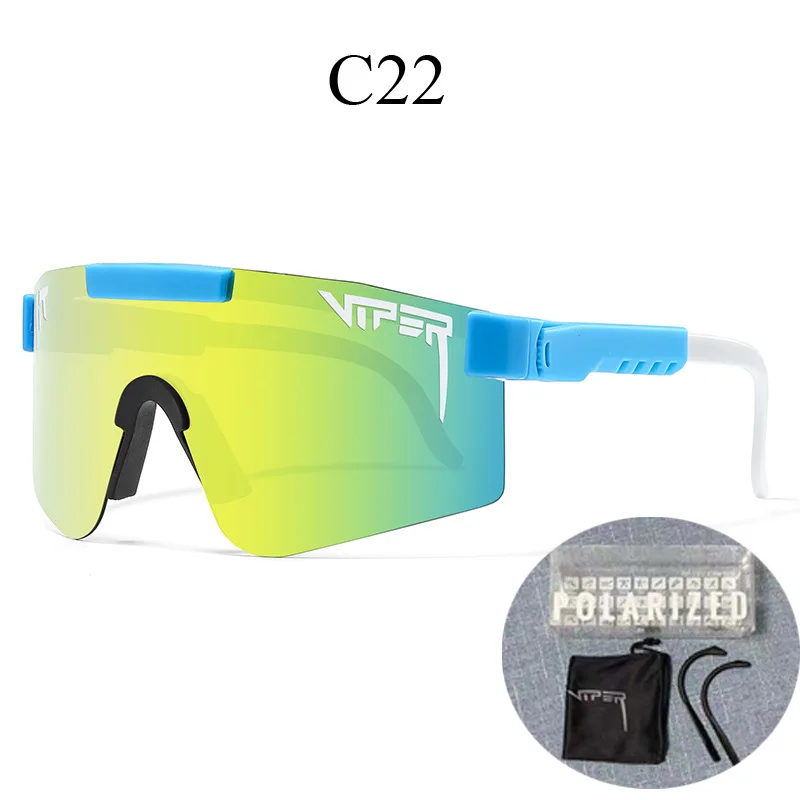 

22 styles Box Polarized pitviper Sunglasses outdoor sports UV400 riding glasses pit viper