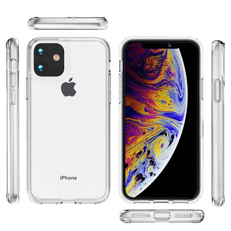 

For iphone 13 pro max 6.7 Transparent clear acrylic Back Cover girly phone case For iphone 12 Mini 11 pro 6.1 12 Pro max