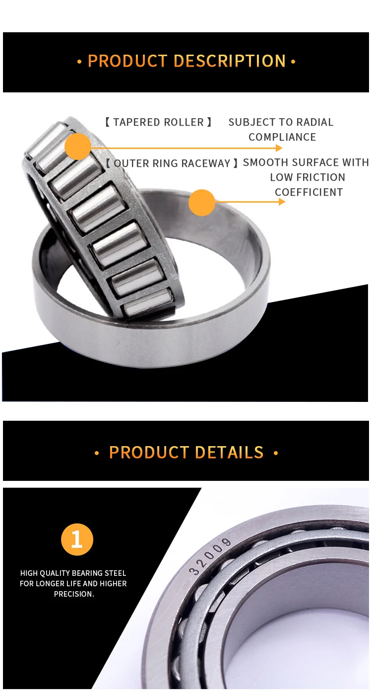 Long life 32218 tapered roller bearing 22 mm