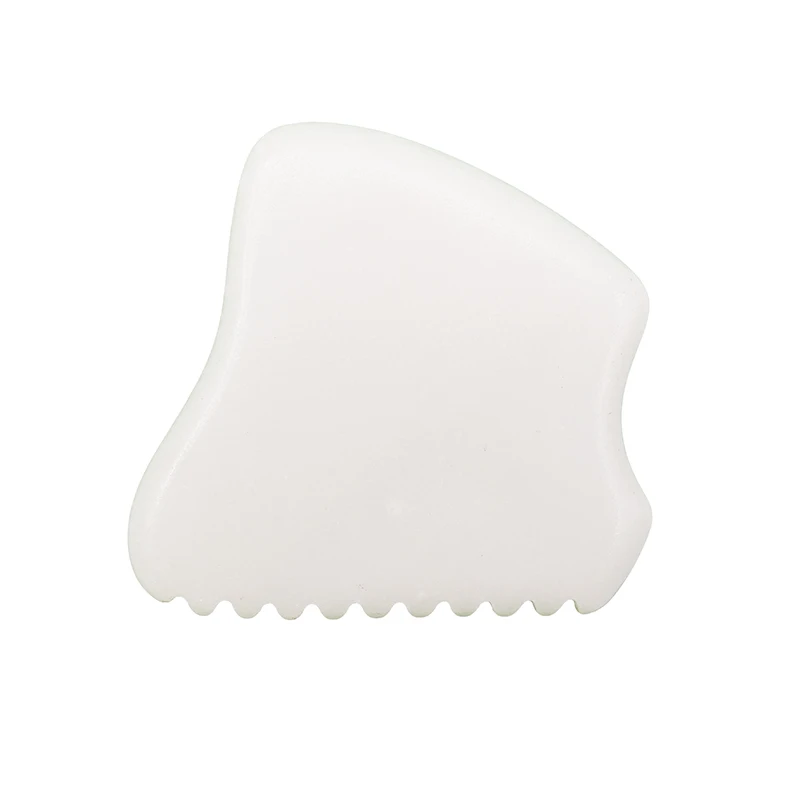 

Best Selling White Jade Gua Sha Tools Facial And Neck Guasha Stone For Beauty