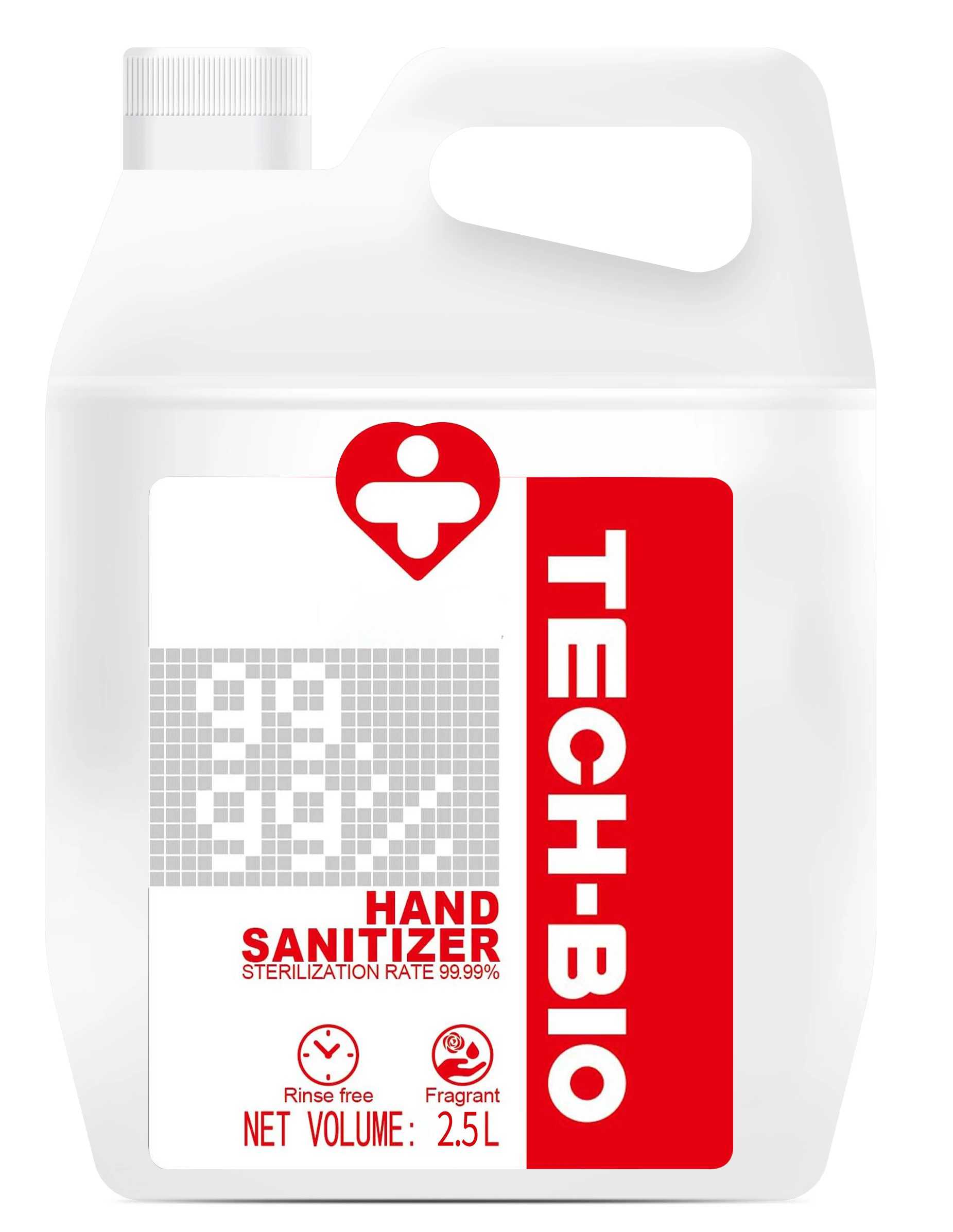 

Hand Sanitizer Gel 2.5L - 75% Ethyl Alcohol, 5L Sanitizer Rose Standard Package or Customized OEM ODM Privare Label