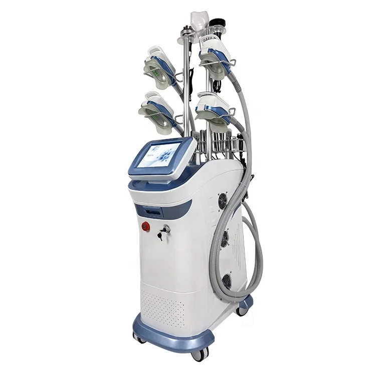 

2021 new arrivals cryolipolysis 360 five handles laser pad 40k cavitation rf function