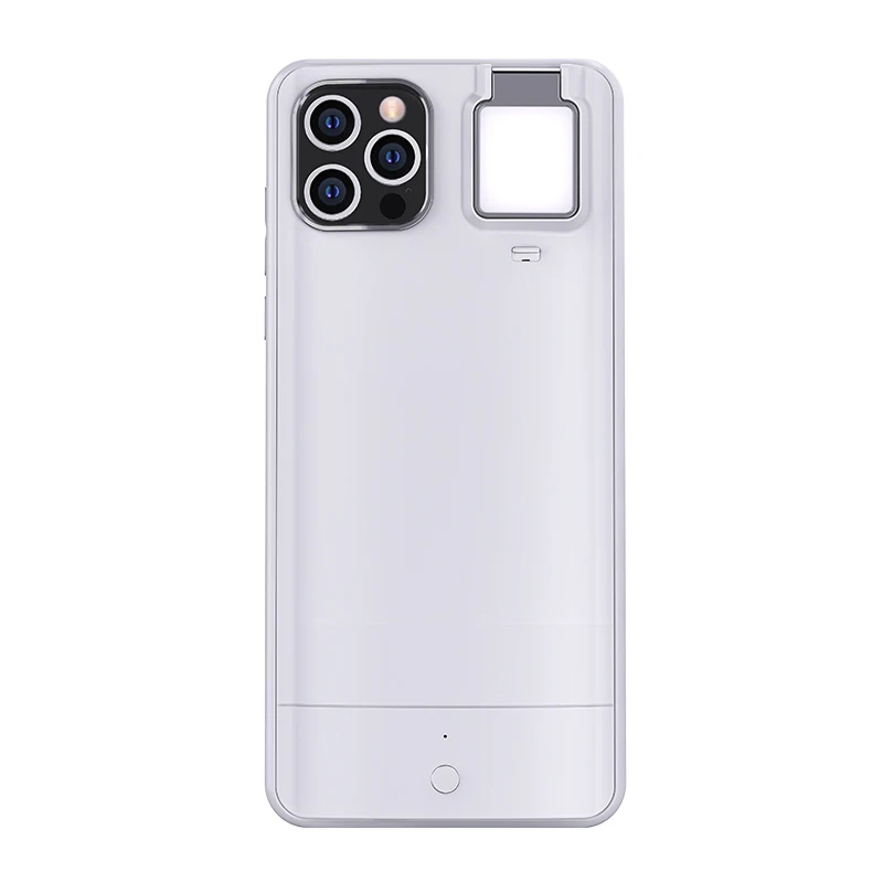 

Wholesale fashion anti-fall waterproof mobile phone case slim and light fill light mobile phone case, Customized color