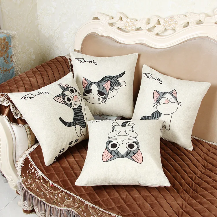 kitty cat pillow cases