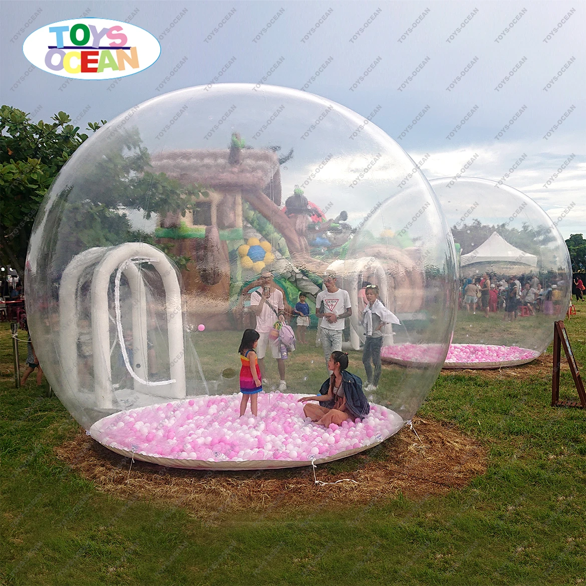 

Commercial Inflatable Transparent Bubble Camping Tent