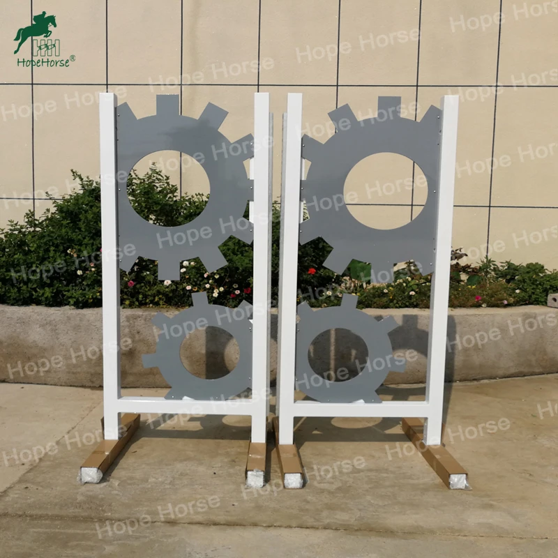 
Easy to Carry and Handle Horse Obstacle Show Jumping fence with different shape 