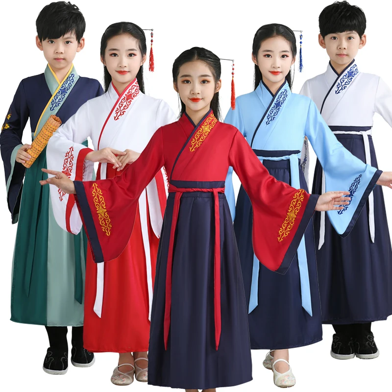 

hanfu set cosplay costume girl children Children's clothing mass inventory factory wholesale