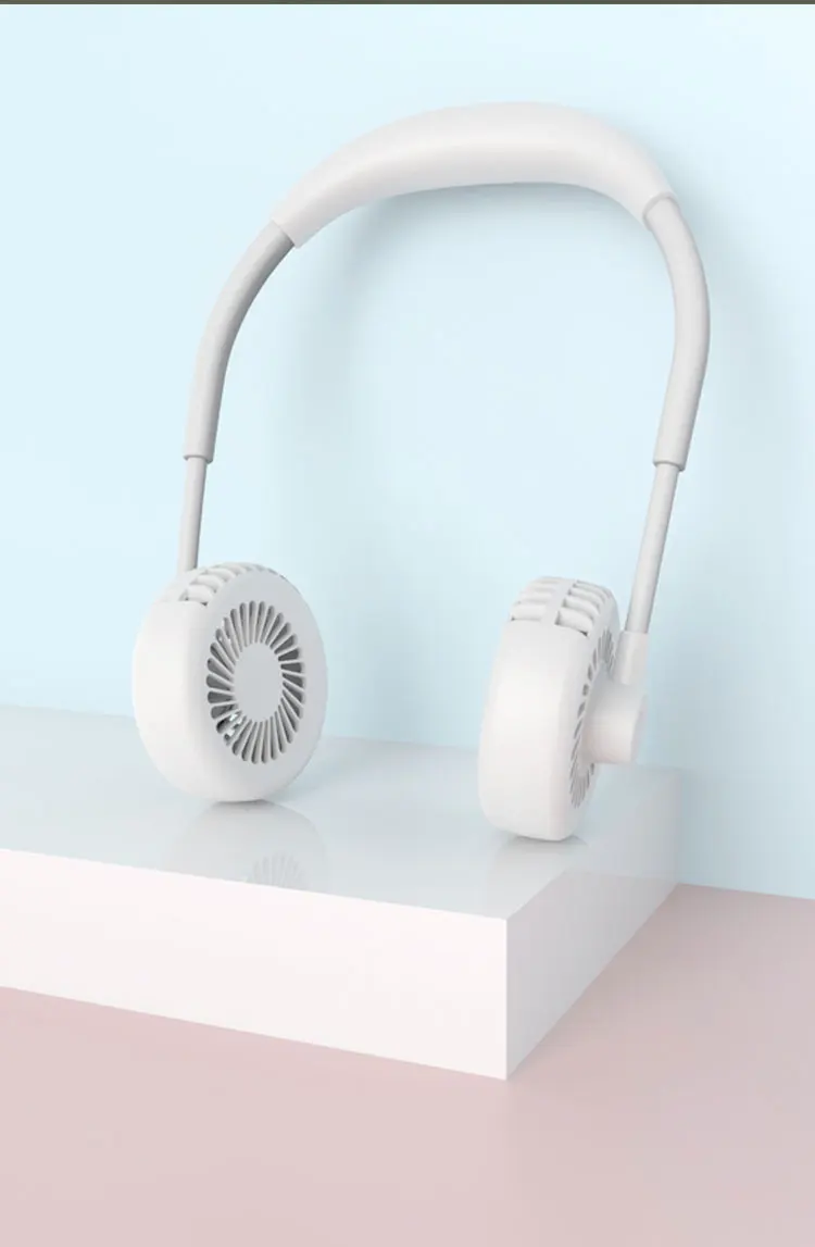 portable hanging neck fan cooler fan
