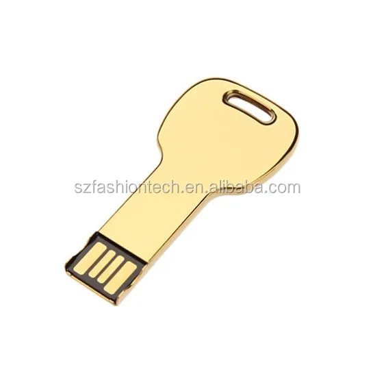 Custom logo Metal Key Shape USB Flash Drives Pen Drive 64GB 32GB 16GB 8GB USB stick 128GB - ANKUX.COM