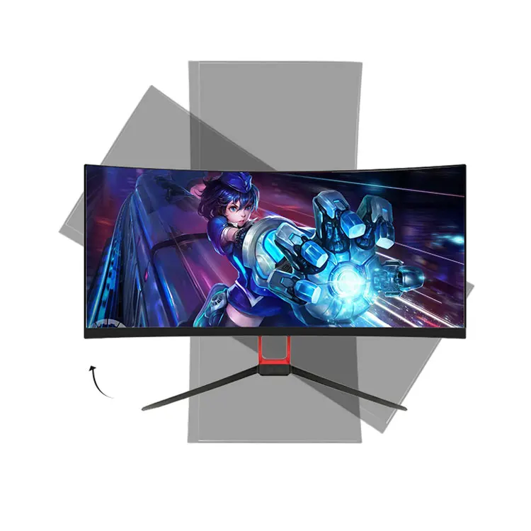 

New Free Sync G Sync 21:9 Curved PC 1ms 200hz 29 30 Inch 2K Gaming Monitor 144hz